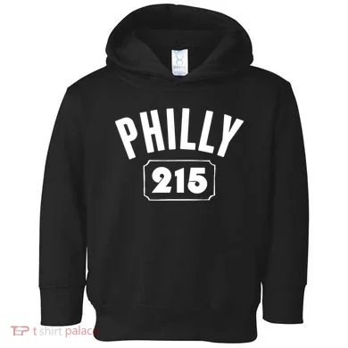 Philly 215 Philly Pride Area Code Workout Toddler Hoodie