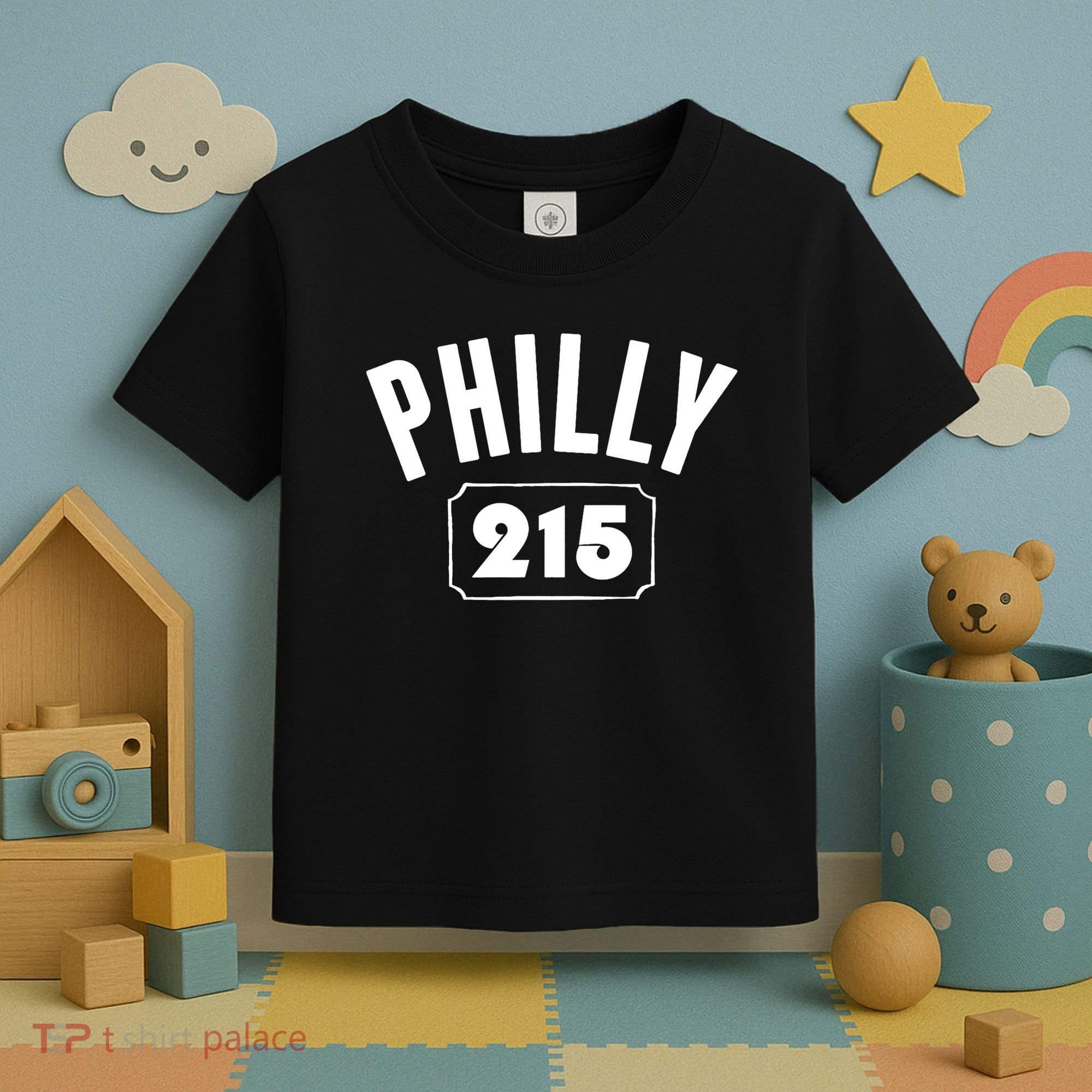 Philly 215 Philly Pride Area Code Workout Toddler T-Shirt