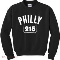 Philly 215 Philly Pride Area Code Workout Kids Sweatshirt thumb 0