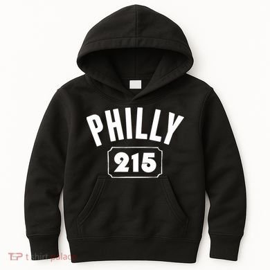 Philly 215 Philly Pride Area Code Workout Kids Hoodie