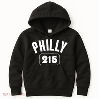 Philly 215 Philly Pride Area Code Workout Kids Hoodie thumb 0