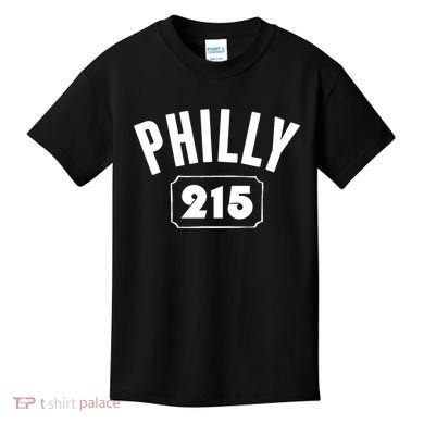 Philly 215 Philly Pride Area Code Workout Kids T-Shirt