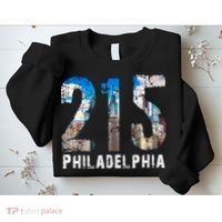 Philadelphia 215 Philly 215 Skyline Area Code Sweatshirt thumb 2
