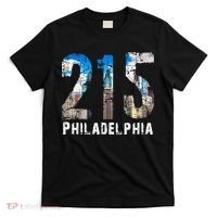 Philadelphia 215 Philly 215 Skyline Area Code T-Shirt thumb 0
