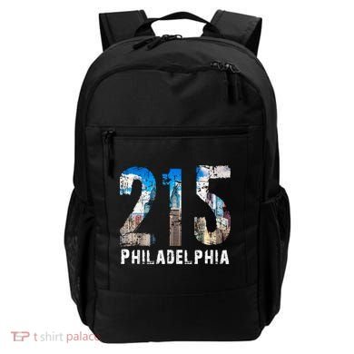 Philadelphia 215 Philly 215 Skyline Area Code Backpack