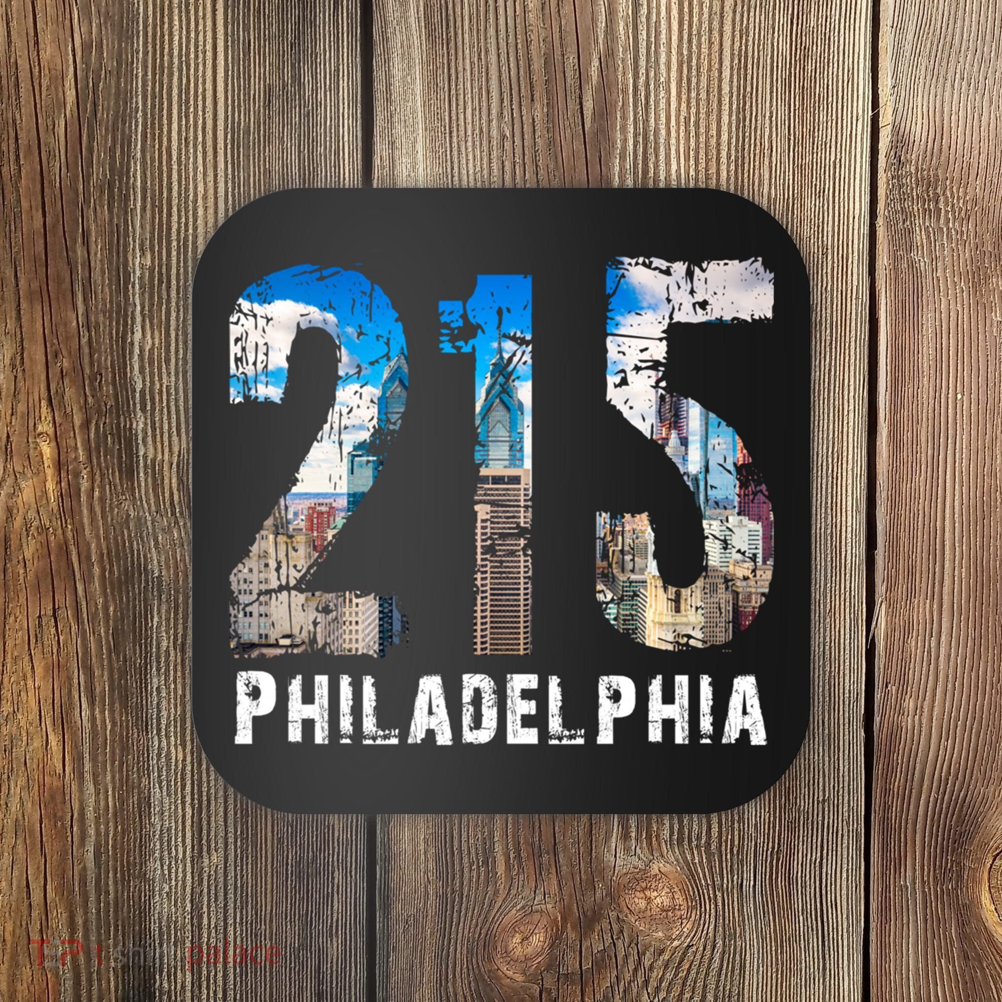 Philadelphia 215 Philly 215 Skyline Area Code Coaster