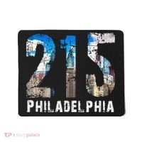 Philadelphia 215 Philly 215 Skyline Area Code Mousepad thumb 0