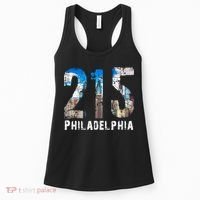 Philadelphia 215 Philly 215 Skyline Area Code Women's Tank Top thumb 0