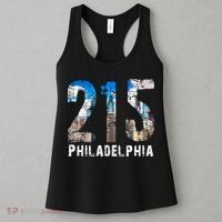 Philadelphia 215 Philly 215 Skyline Area Code Women's Tank Top thumb 3
