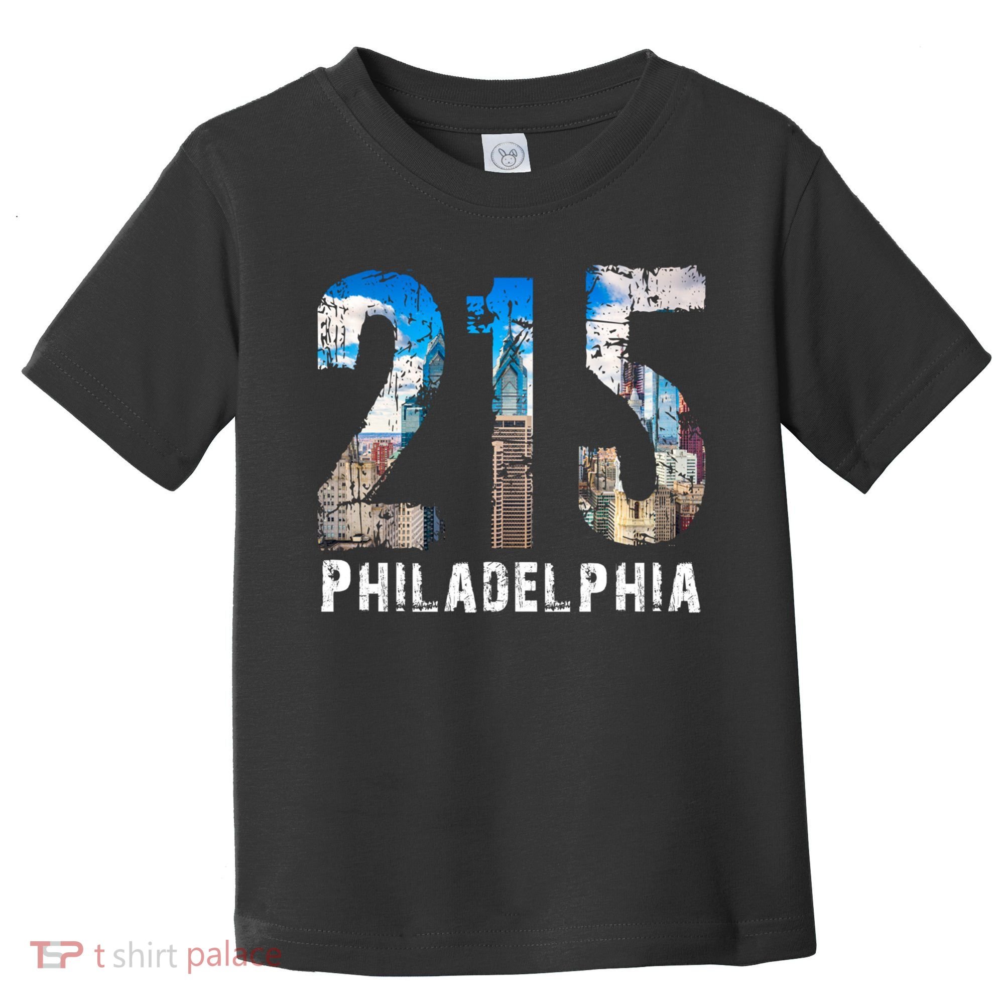 Philadelphia 215 Philly 215 Skyline Area Code Toddler T-Shirt