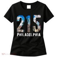 Philadelphia 215 Philly 215 Skyline Area Code Women's T-Shirt thumb 0