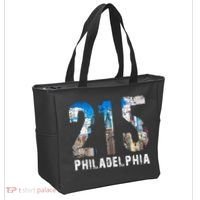 Philadelphia 215 Philly 215 Skyline Area Code Tote Bag thumb 2