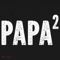Papa 2 Papa Squared For Grandpa From Granddaughter Grandson Baby Bodysuit thumb 2