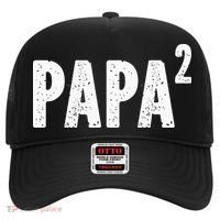 Papa 2 Papa Squared For Grandpa From Granddaughter Grandson Hat thumb 0