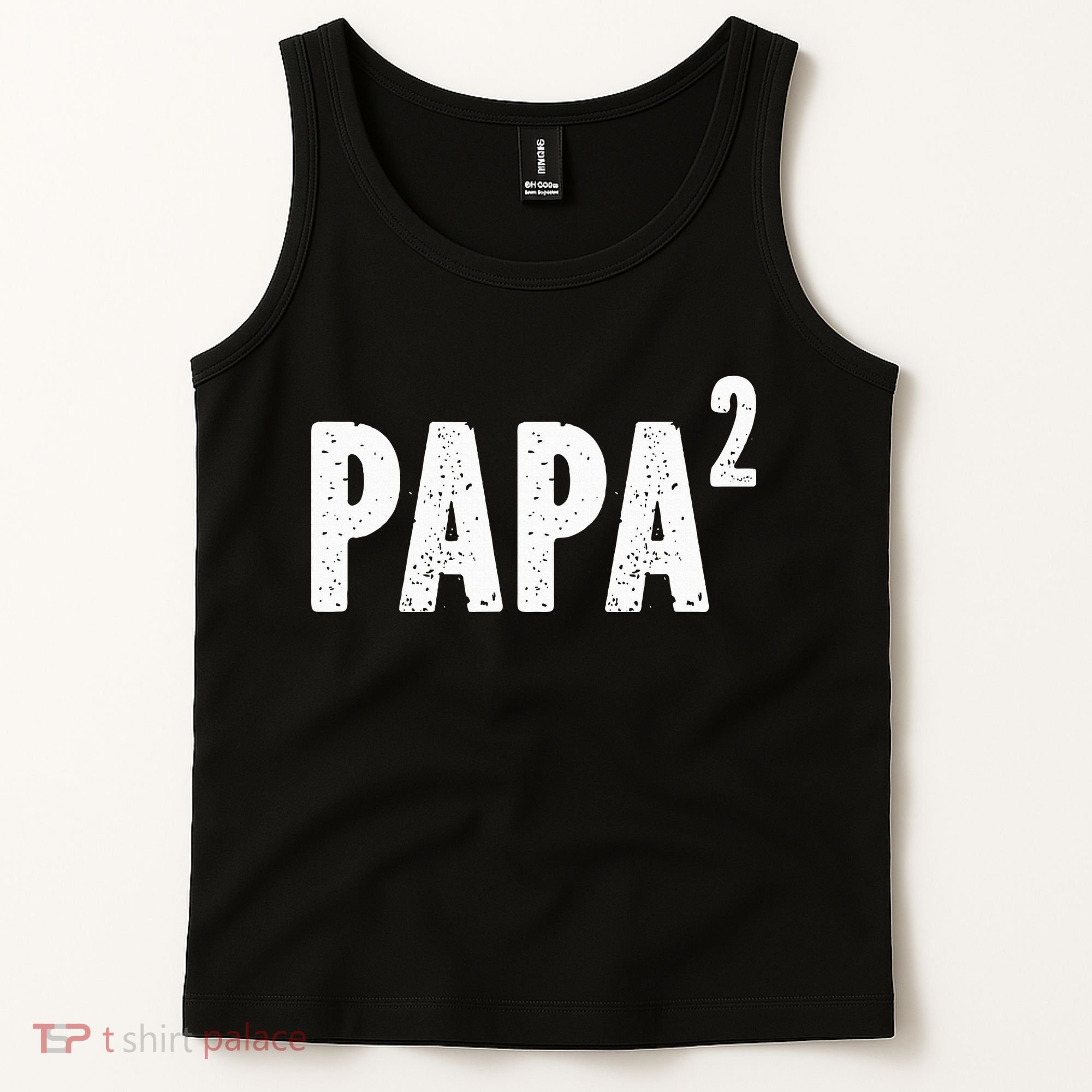 Papa 2 Papa Squared For Grandpa From Granddaughter Grandson Tank Top