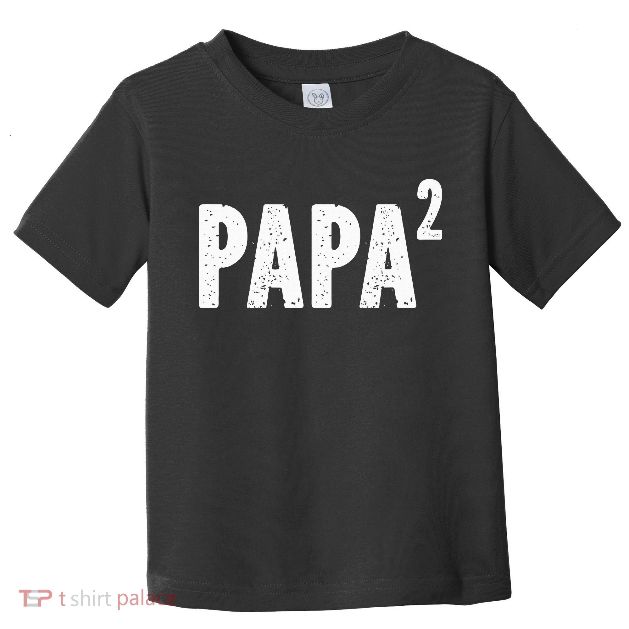 Papa 2 Papa Squared For Grandpa From Granddaughter Grandson Toddler T-Shirt