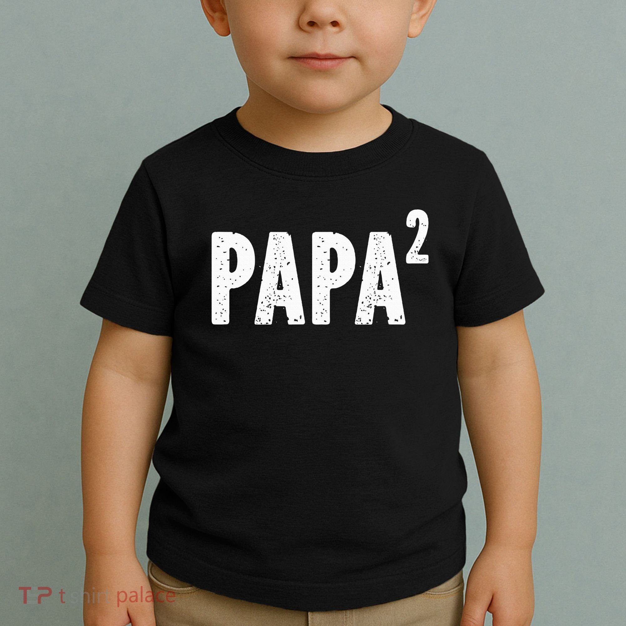 Papa 2 Papa Squared For Grandpa From Granddaughter Grandson Toddler T-Shirt