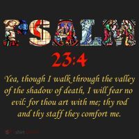 PSALM 23:4 Christin Bible Quote Women's Sweatshirt thumb 2