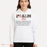 PSALM 23:4 Christin Bible Quote Hoodie thumb 5