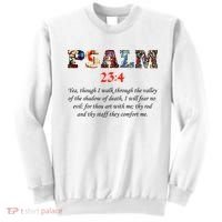 PSALM 23:4 Christin Bible Quote Sweatshirt thumb 0