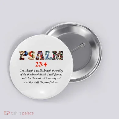 PSALM 23:4 Christin Bible Quote Button
