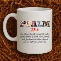 PSALM 23:4 Christin Bible Quote Coffee Mug thumb 2