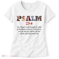 PSALM 23:4 Christin Bible Quote Women's T-Shirt thumb 0