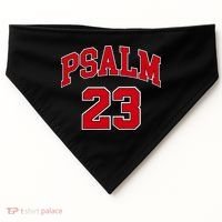 Psalm 23 Retro Sneakerhead Christian Bible Jesus USA-Made Doggie Bandana thumb 0