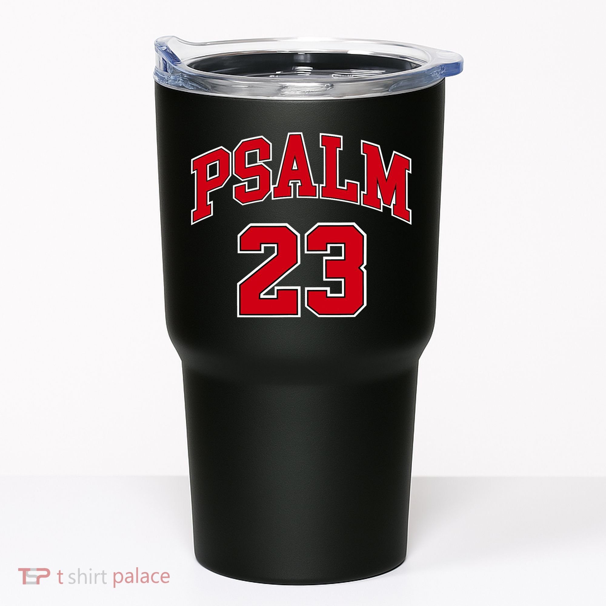 Psalm 23 Retro Sneakerhead Christian Bible Jesus Tumbler
