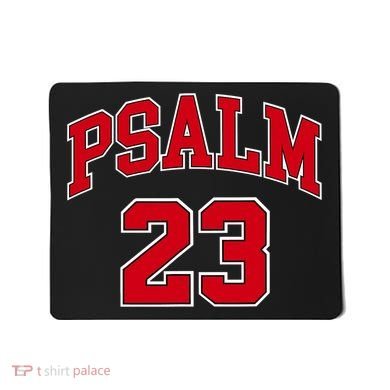 Psalm 23 Retro Sneakerhead Christian Bible Jesus Mousepad