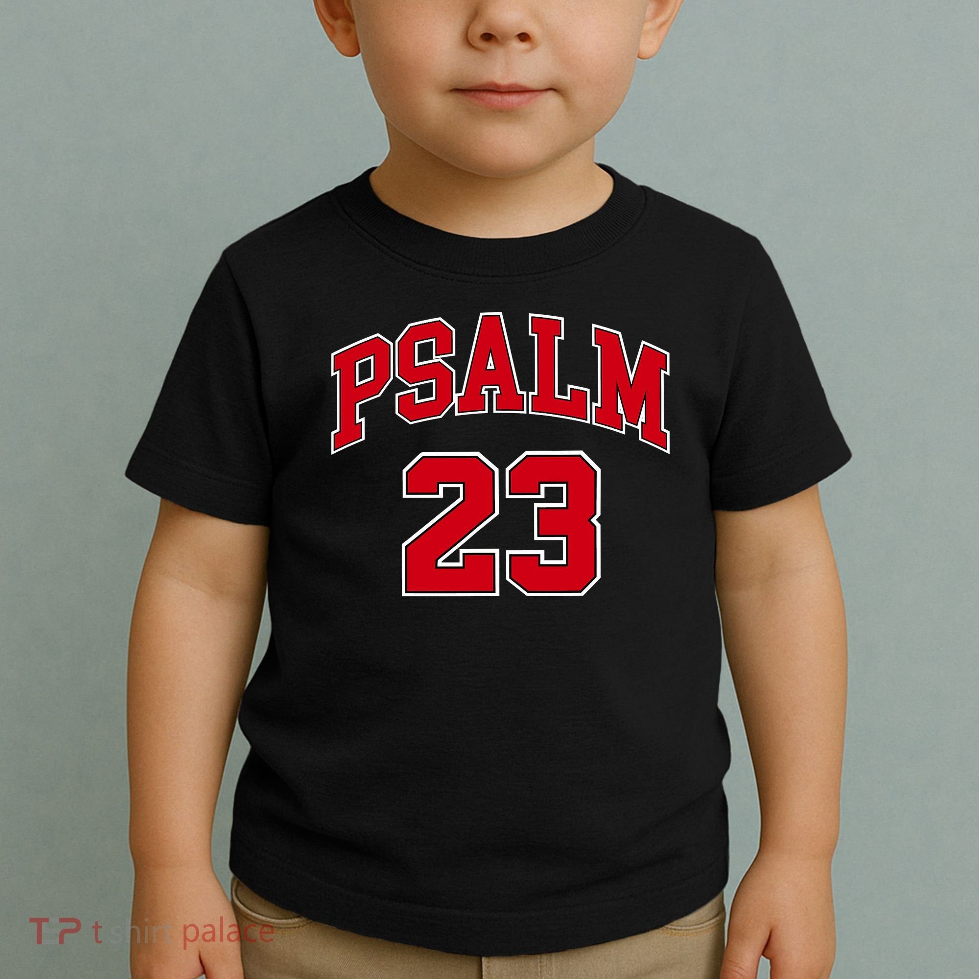 Psalm 23 Retro Sneakerhead Christian Bible Jesus Toddler T-Shirt