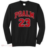 Psalm 23 Retro Sneakerhead Christian Bible Jesus Sweatshirt thumb 0
