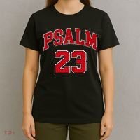 Psalm 23 Retro Sneakerhead Christian Bible Jesus T-Shirt thumb 4
