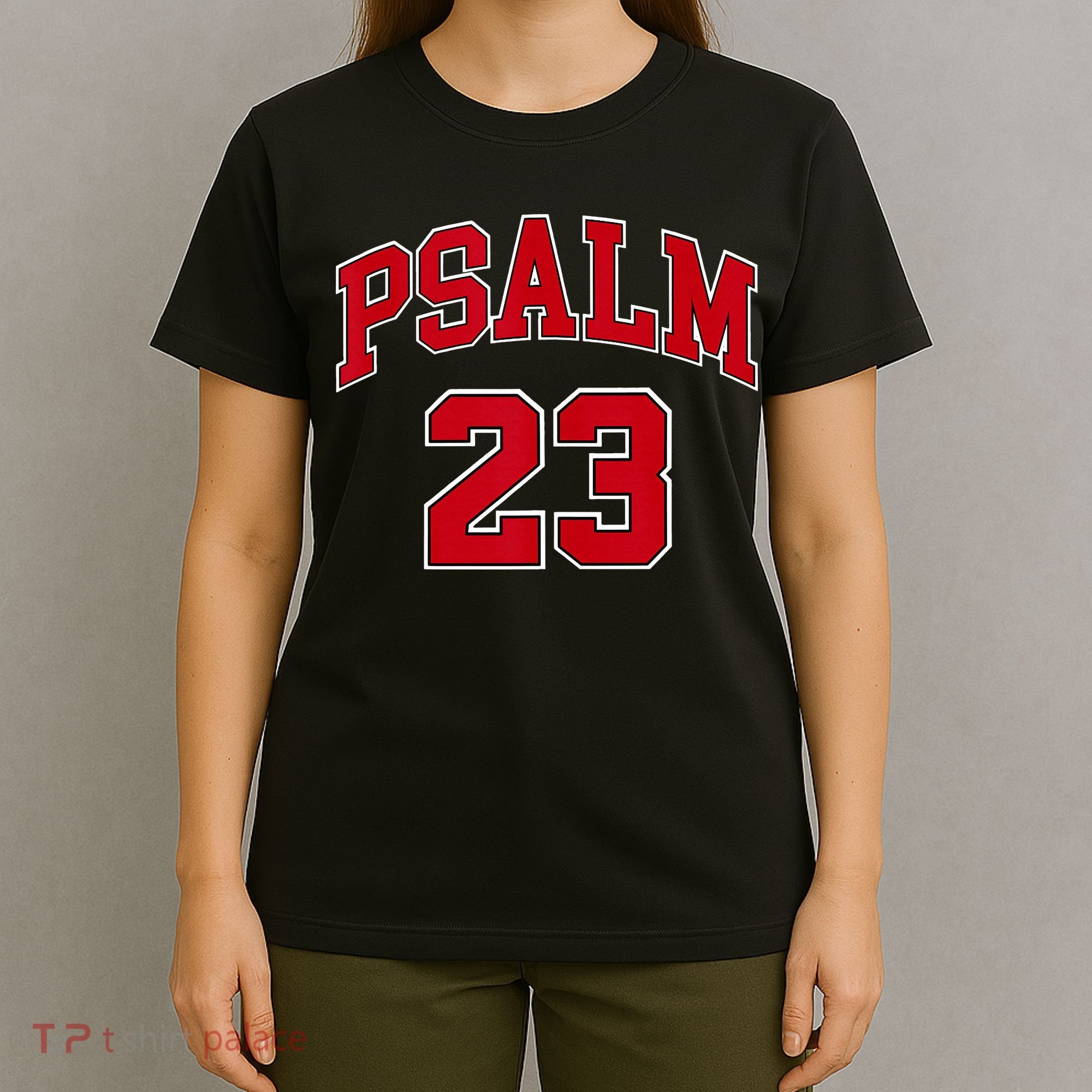 Psalm 23 Retro Sneakerhead Christian Bible Jesus T-Shirt