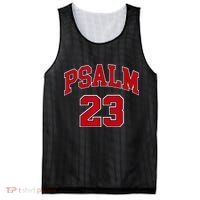Psalm 23 Retro Sneakerhead Christian Bible Jesus Mesh Reversible Basketball Jersey Tank thumb 0