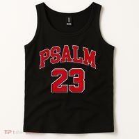 Psalm 23 Retro Sneakerhead Christian Bible Jesus Tank Top thumb 2