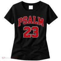 Psalm 23 Retro Sneakerhead Christian Bible Jesus Women's T-Shirt thumb 0