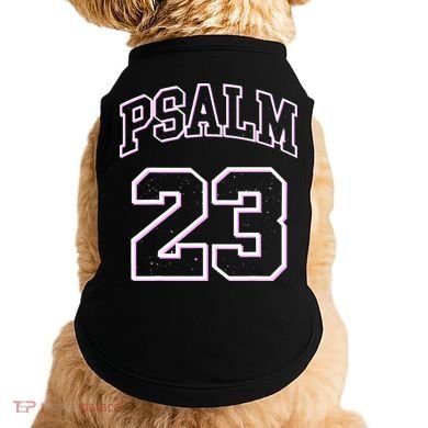 Psalm 23 Retro Sneakerhead Christian Bible Jesus Doggie Tank