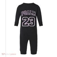 Psalm 23 Retro Sneakerhead Christian Bible Jesus Infant Fleece One Piece thumb 0