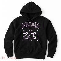 Psalm 23 Retro Sneakerhead Christian Bible Jesus Hoodie thumb 0