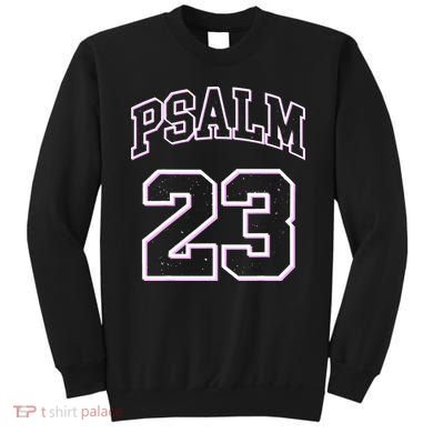 Psalm 23 Retro Sneakerhead Christian Bible Jesus Sweatshirt
