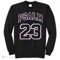 Psalm 23 Retro Sneakerhead Christian Bible Jesus Sweatshirt thumb 0