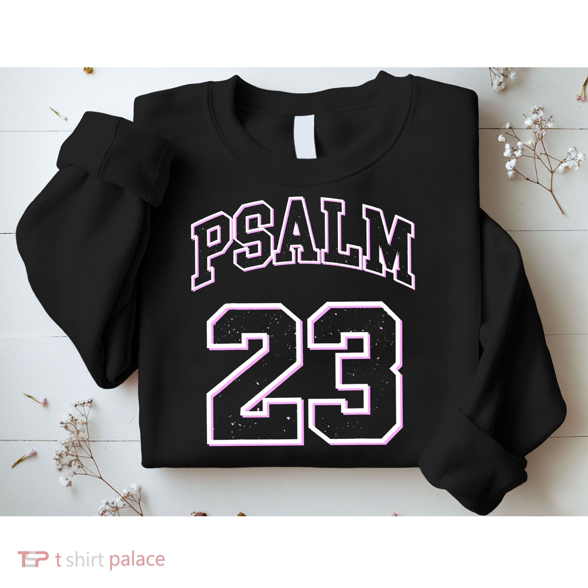 Psalm 23 Retro Sneakerhead Christian Bible Jesus Sweatshirt