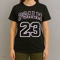 Psalm 23 Retro Sneakerhead Christian Bible Jesus T-Shirt thumb 4