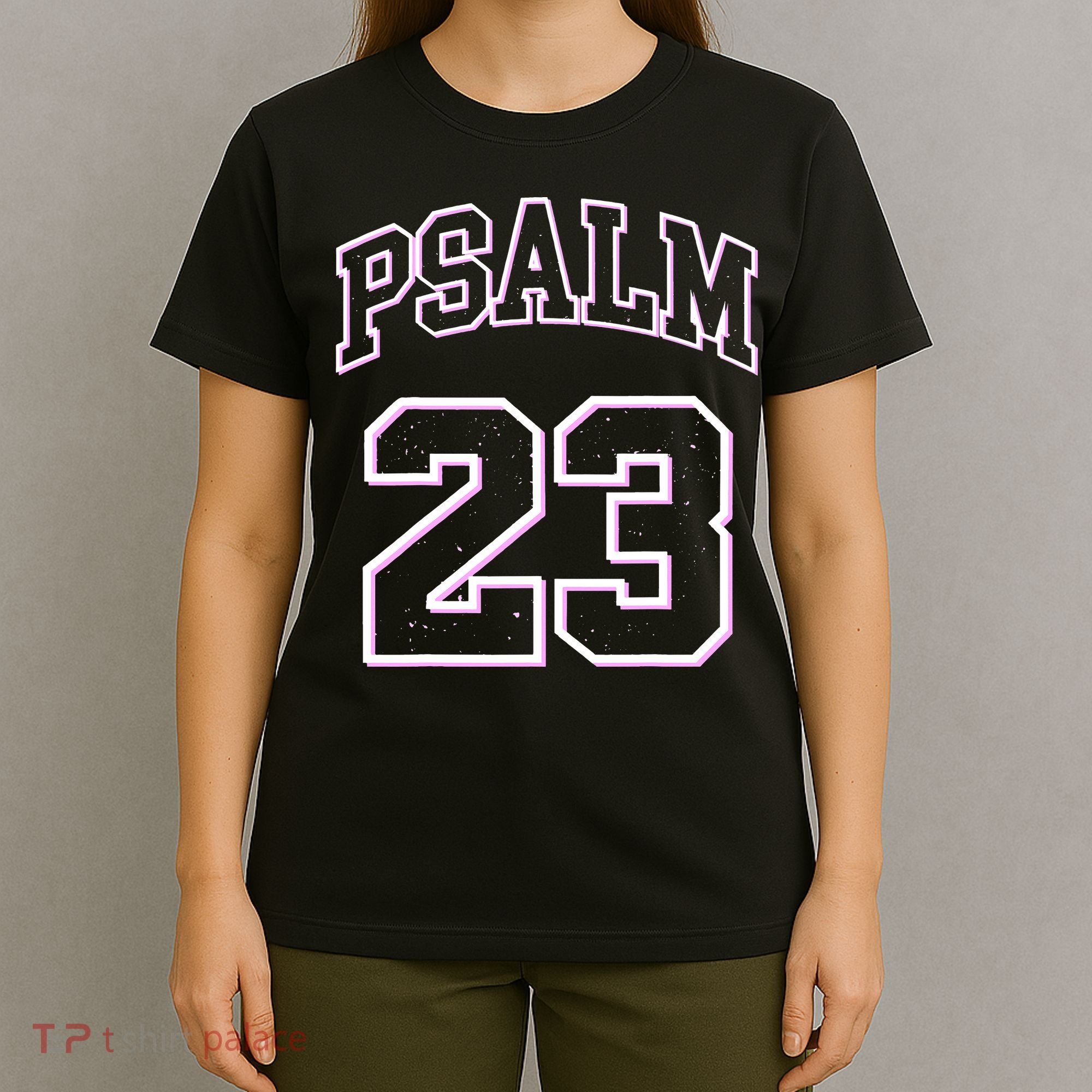 Psalm 23 Retro Sneakerhead Christian Bible Jesus T-Shirt
