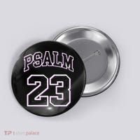 Psalm 23 Retro Sneakerhead Christian Bible Jesus Button thumb 0