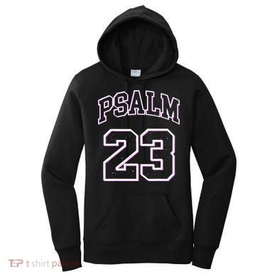 Psalm 23 Retro Sneakerhead Christian Bible Jesus Women's Hoodie