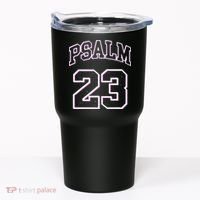 Psalm 23 Retro Sneakerhead Christian Bible Jesus Tumbler thumb 0