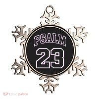 Psalm 23 Retro Sneakerhead Christian Bible Jesus Ornament thumb 0