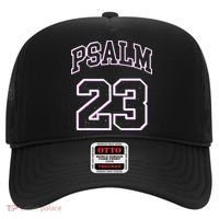 Psalm 23 Retro Sneakerhead Christian Bible Jesus Hat thumb 0